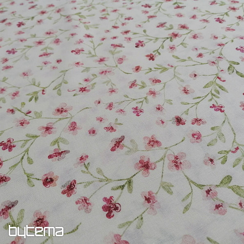 Mini-Sakura-Rosa-Baumwollstoff