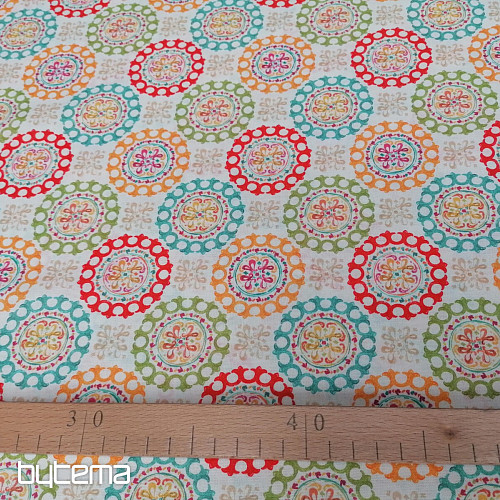 Baumwollstoff Mandala - Andale