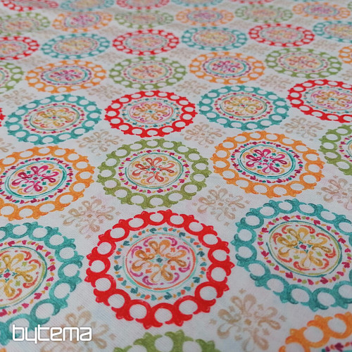 Baumwollstoff Mandala - Andale
