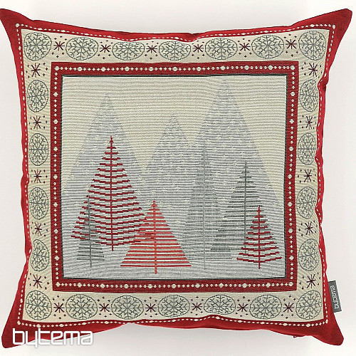 Weihnachts-Wandteppich-Bezug ROTE BÄUME