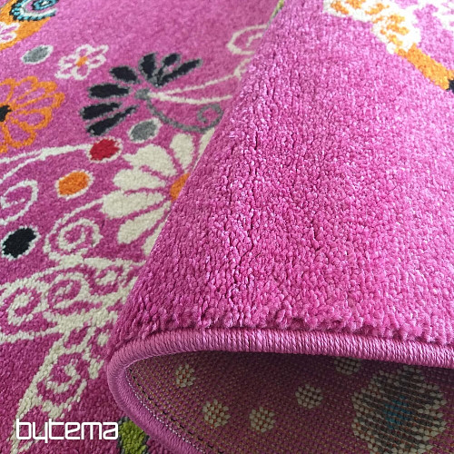 Kinderteppich MONDO 114 Schmetterlinge - rosa