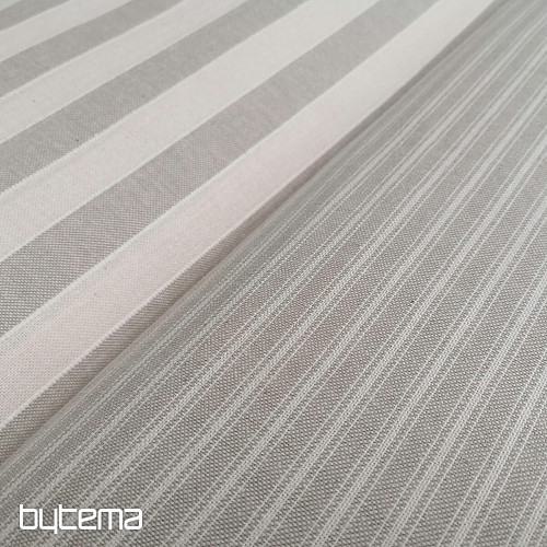 Dekostoff Irisstreifen - beige 50