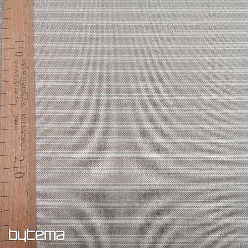 Dekostoff Irisstreifen - beige 50