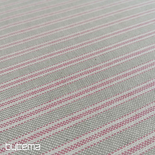 Dekostoff Irisstreifen - rosa 76