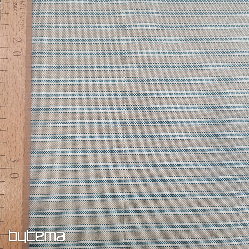 Dekostoff Irisstreifen - blau 77