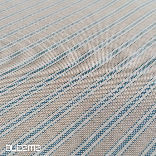 Dekostoff Irisstreifen - blau 77