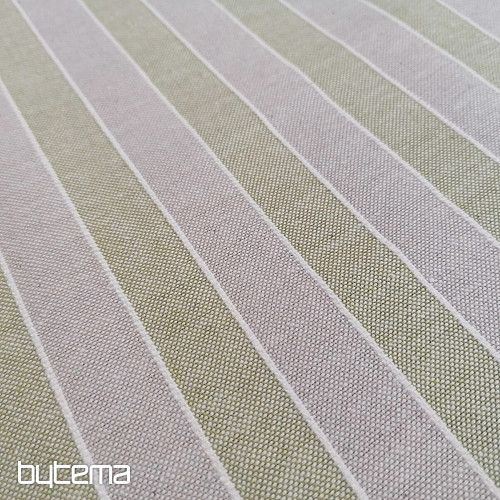 Dekostoff Trebol Streifen - grün 2 cm 66