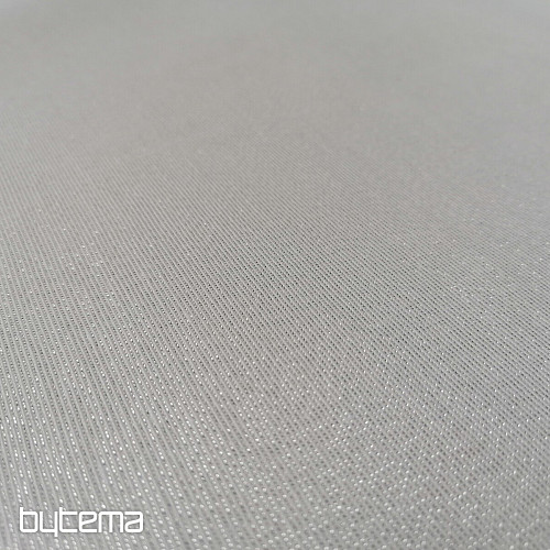 Weihnachtsdekostoff Santa mit Lurex weiß-silber