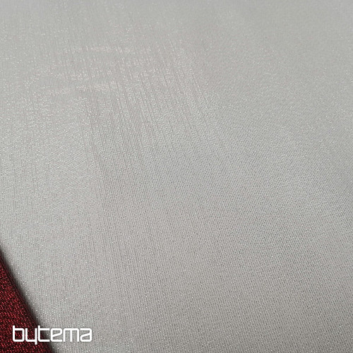 Weihnachtsdekostoff Santa mit Lurex weiß-silber