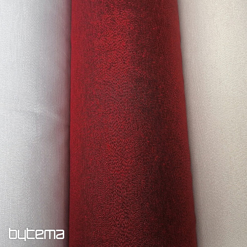 Weihnachtsdekostoff Santa mit Lurex weiß-silber