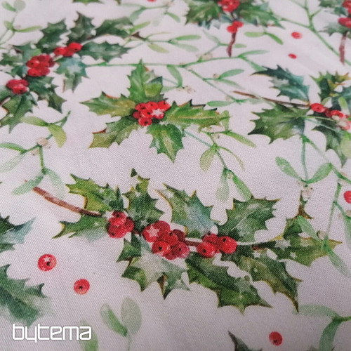 Weihnachtsbaumwollsatin Cesmín