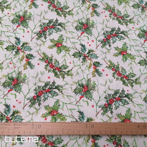 Weihnachtsbaumwollsatin Cesmín