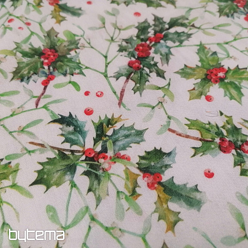 Weihnachtsbaumwollsatin Cesmín