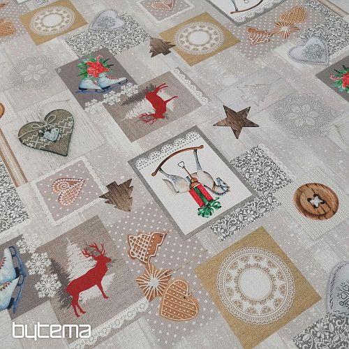 Weihnachtsdekorationsstoff Weihnachtsdekoration