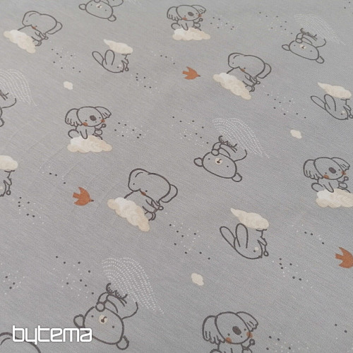 Baumwollstrick Koala auf einer Wolke