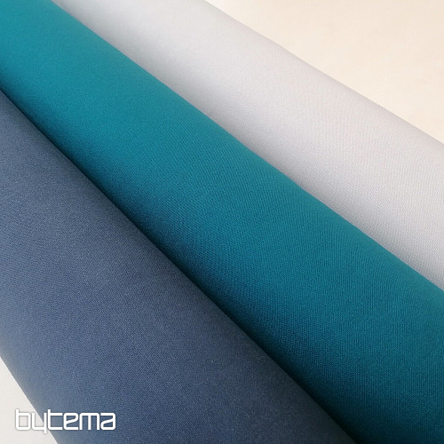 Baumwollstoff UNI türkis dunkel Baumwolle 220g
