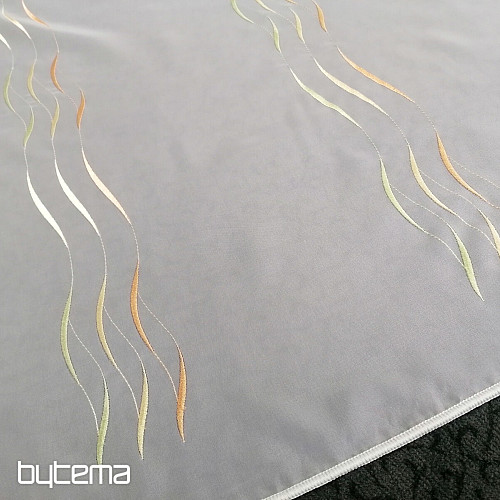 Fertigvorhang Gerster Stripes orange-grün 310x175 cm