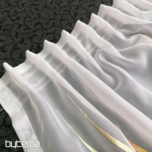 Fertigvorhang Gerster Stripes orange-grün 310x175 cm