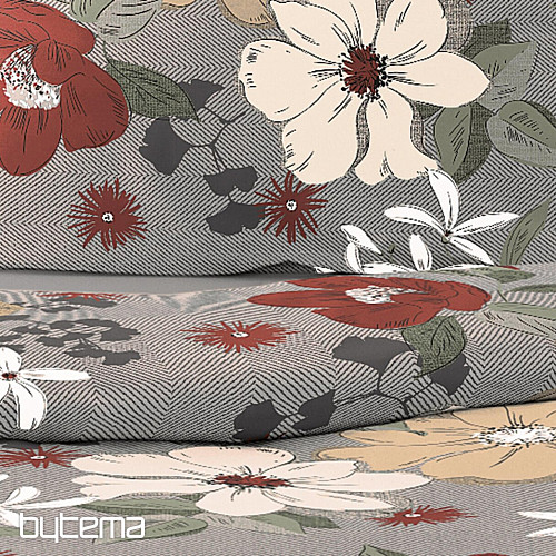 Luxuriöse Flanell-Bettwäsche IRISETTE 8408-60 Marenrot