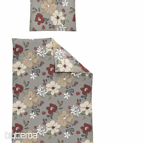 Luxuriöse Flanell-Bettwäsche IRISETTE 8408-60 Marenrot