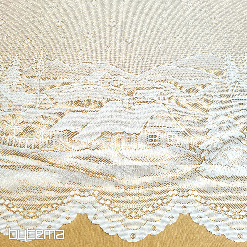 Jacquard-Vorhang - WINTERLANDSCHAFT A383101