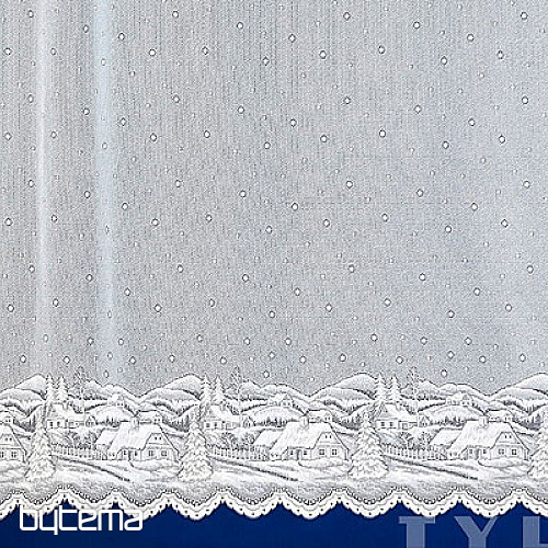 Jacquard-Vorhang - WINTERLANDSCHAFT A383101