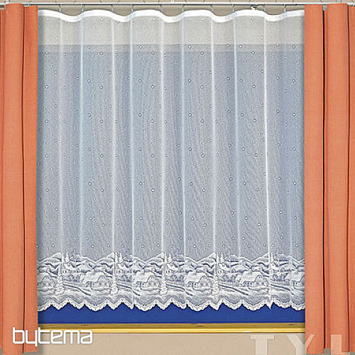 Jacquard-Vorhang - WINTERLANDSCHAFT A383101