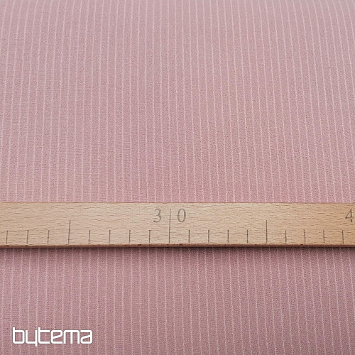 Dekostoff Tisfin rosa/blanc
