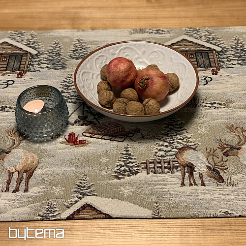Gobelin-Tischdecke, Schal WINTERLANDSCHAFT ALL