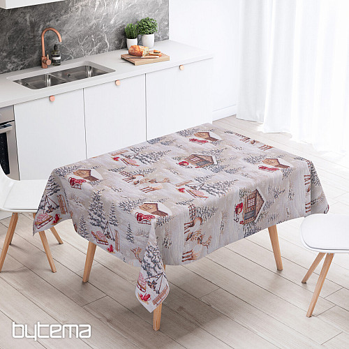 Gobelin-Tischdecke, Schal WINTERLANDSCHAFT ALL