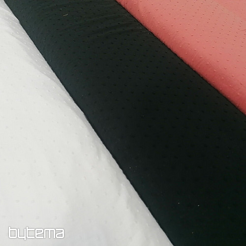 Weißer Baumwollstoff mit Nieten