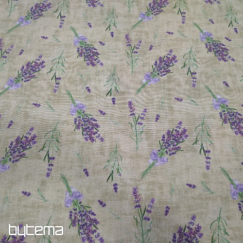 Dekorationsstoff LAVENDEL MIT SCHLEIFE