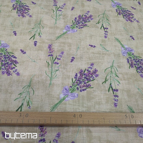 Dekorationsstoff LAVENDEL MIT SCHLEIFE