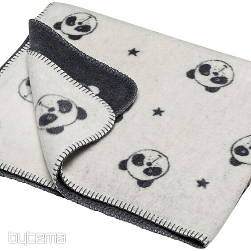 Kinderdecke PANDA 2212/60 elfenbein 75x100
