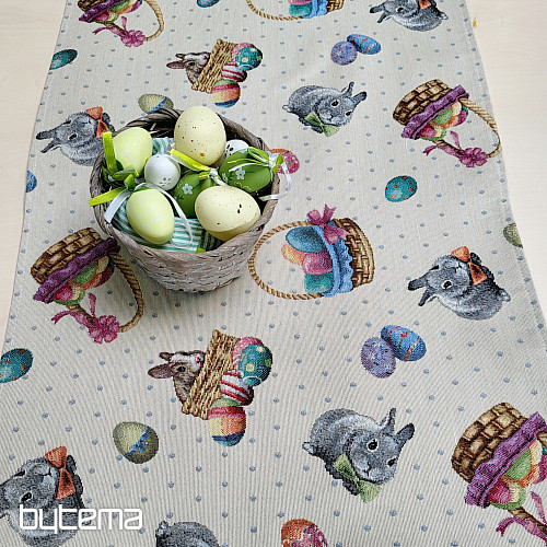 Gobelin-Tischdecke, Schal OSTERHASE