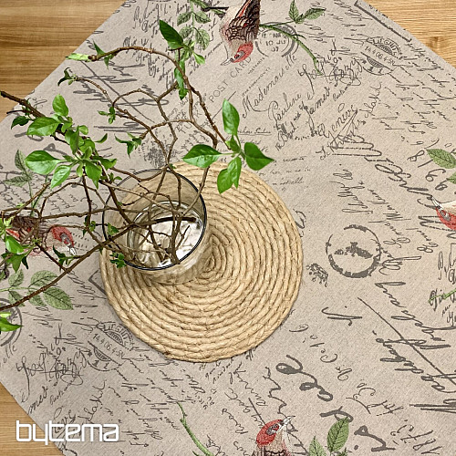BIRDS Tischdecke und Schal