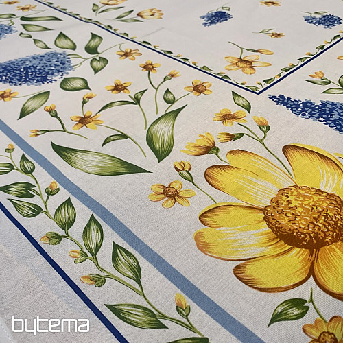 SPRING BLUMEN Tischdecke und Kreis