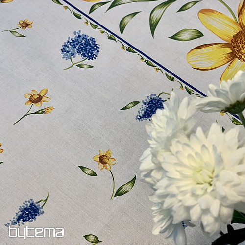 SPRING BLUMEN Tischdecke und Kreis