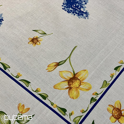SPRING BLUMEN Tischdecke und Kreis