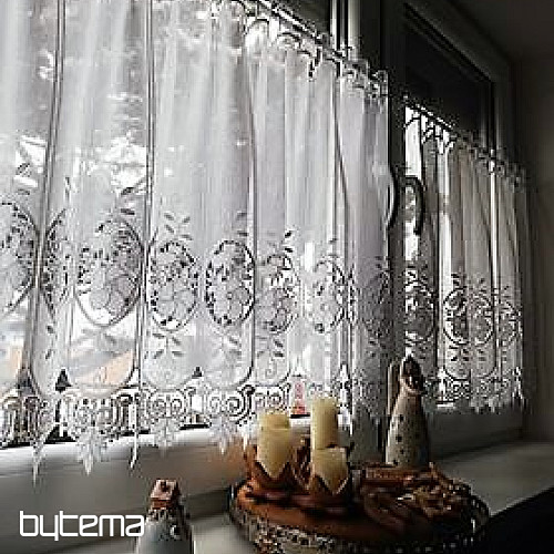 Gardine für Vitrage, bestickt 11573