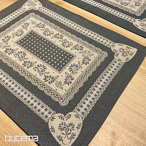 Tischsets COUNTRY ROOM grau