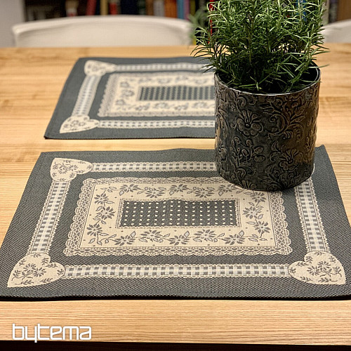 Tischsets COUNTRY ROOM grau