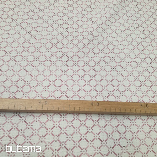 Dekostoff Montana Gitter altrosa