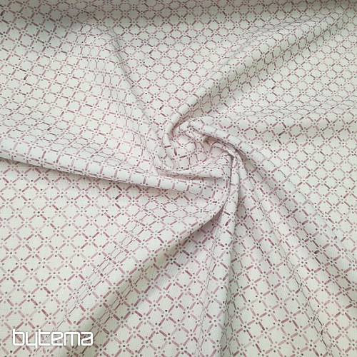 Dekostoff Montana Gitter altrosa