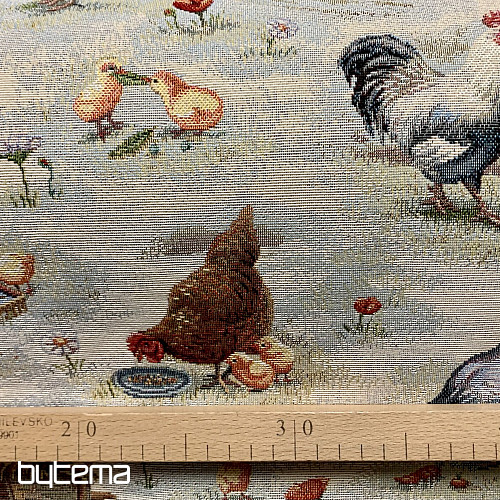 Gobelinstoff von BACKYARD HEN