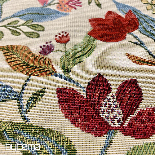 Gobelinstoff KLETTERBLUMEN