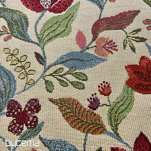 Gobelinstoff KLETTERBLUMEN