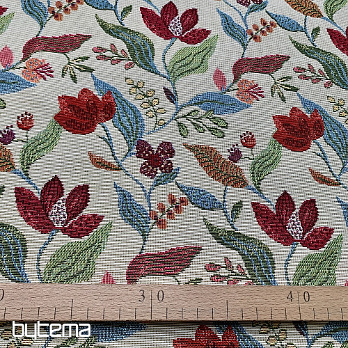 Gobelinstoff KLETTERBLUMEN
