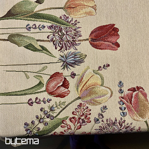 Gobelin-Tischdecke und Schal TULIP BORDURA