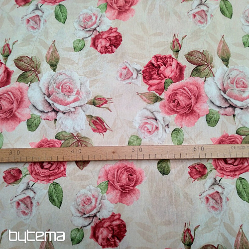 Dekorationsstoff BLOOMING ROSE JULIANA